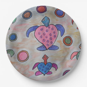 Turtles & Circles Paper Plates