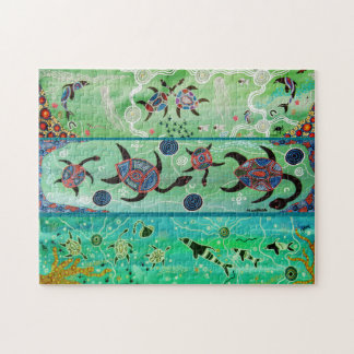 Turtles & Dolphins Puzzle