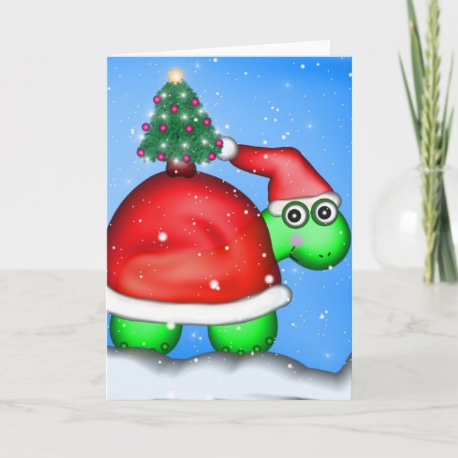 Turtle's First Christmas Holiday Card (Front)
