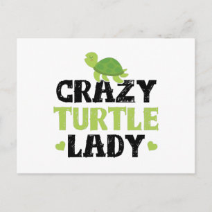 Turtles Girl   Reptiles Pet Turtle Christmas Gift Postcard