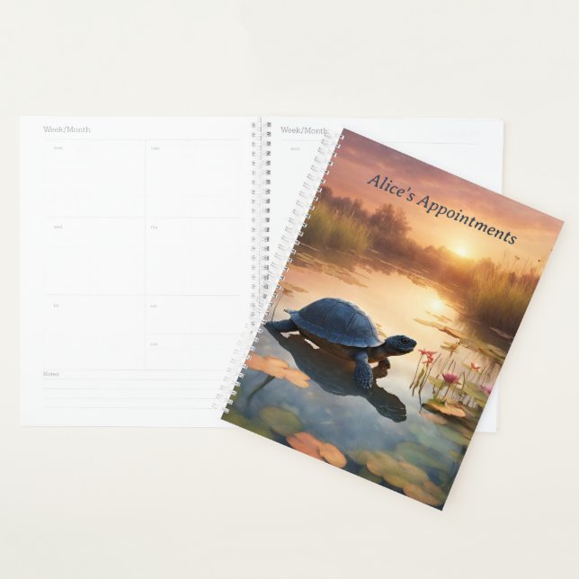 Turtles Glide Gracefully Planner (Display)