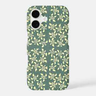 Turtles green pattern iPhone 17 case