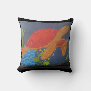 Turtles Journey Throw Pillow