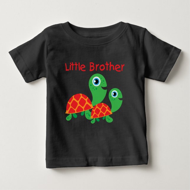 Turtles Little Brother Baby T-Shirt (Front)