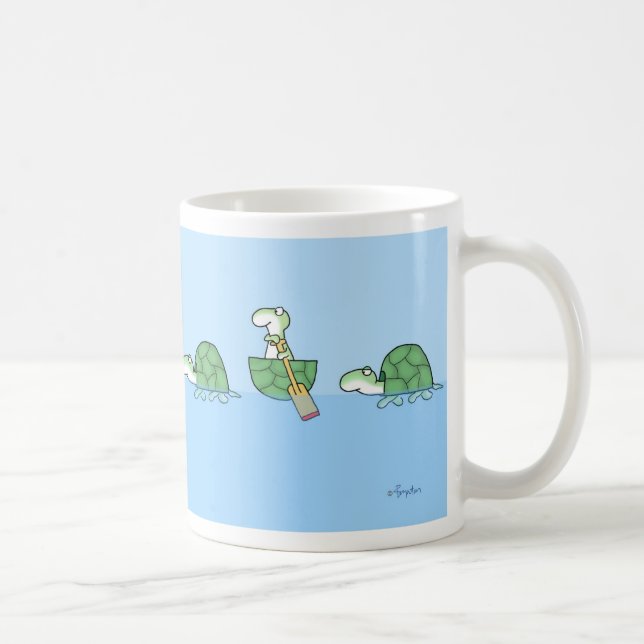 TURTLES PADDLING mug by Sandra Boynton (Right)