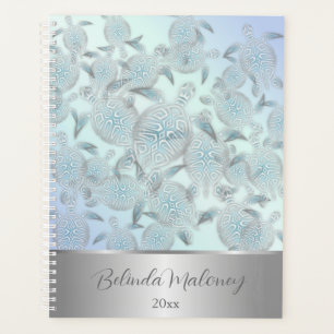 Turtles Pattern   Add Name And Year Planner