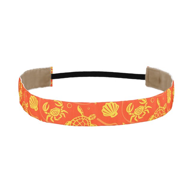 Turtles Pattern Athletic Headband (Front)