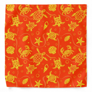 Turtles Pattern Bandana
