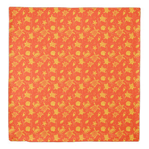 Turtles Pattern Duvet Cover
