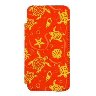 Turtles Pattern iPhone SE/5/5s Wallet Case