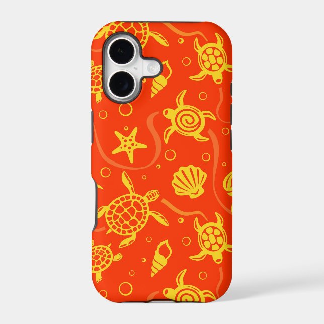 Turtles Pattern Iphone Case (Back)