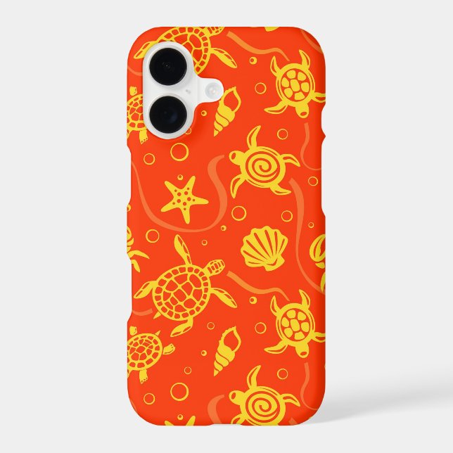 Turtles Pattern Iphone Case (Back)