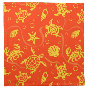 Turtles Pattern Napkin