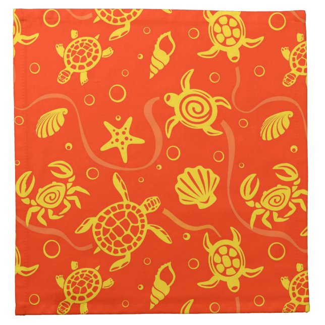 Turtles Pattern Napkin (Front)