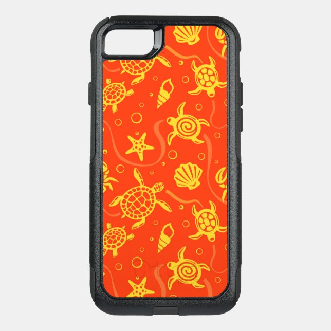 Turtles Pattern Otterbox iPhone Case (Back)