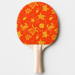 Turtles Pattern Ping Pong Paddle