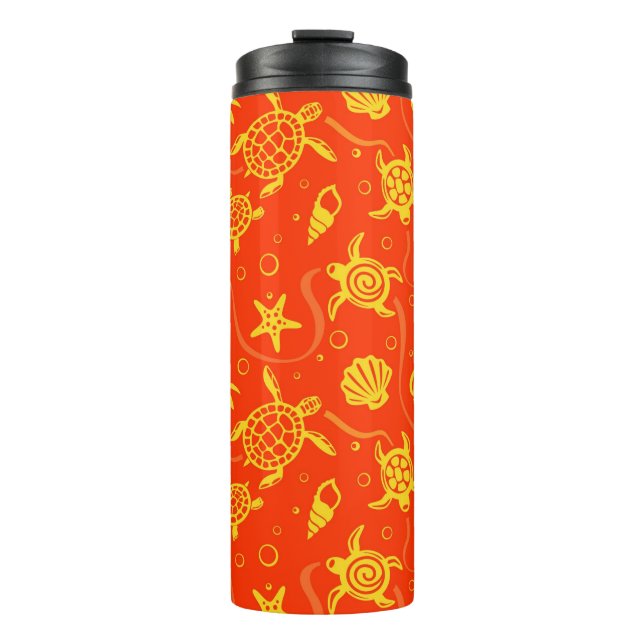 Turtles Pattern Thermal Tumbler (Front)