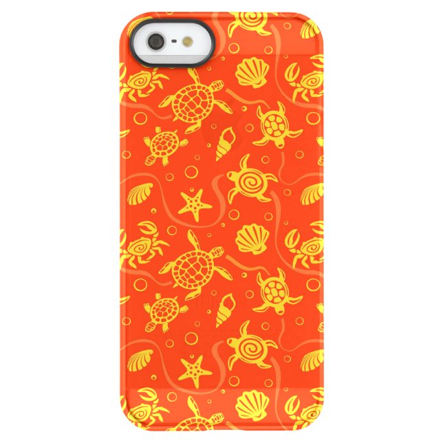 Turtles Pattern Uncommon iPhone Case (Back)