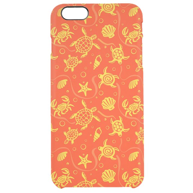 Turtles Pattern Uncommon iPhone Case (Back)