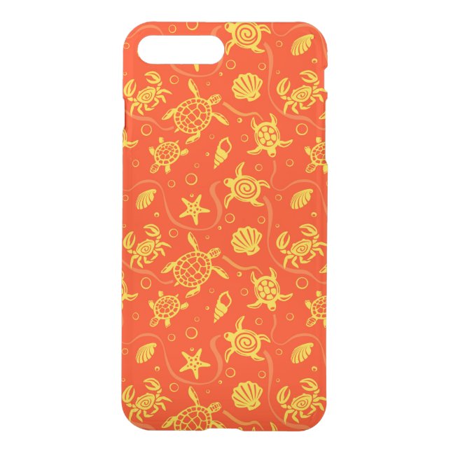 Turtles Pattern Uncommon iPhone Case (Back)