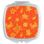Turtles Pattern Vanity Mirror