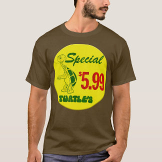 Turtles Records and Tapes Price Tag TShirt