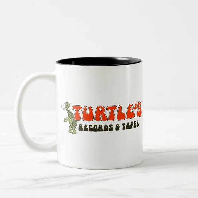 Turtles Records & Tapes Two-Tone Coffee Mug (Left)