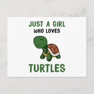 Turtles Sea Turtle Lover Cute Animal Sealife Gift Postcard