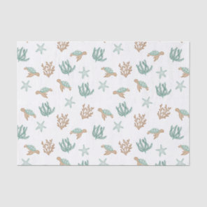 Turtles Swimming   Tissue Paper