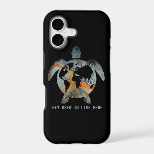 Turtles They Used To Live Here Earth Turtle Lovers iPhone 17 Case