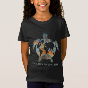 Turtles They Used To Live Here Earth Turtle Lovers T-Shirt