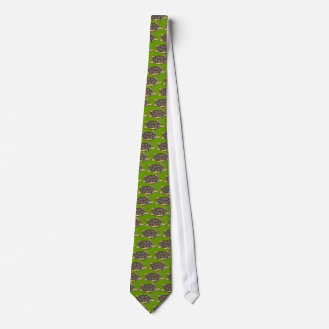 Turtles-tiled Neck Tie (Front)