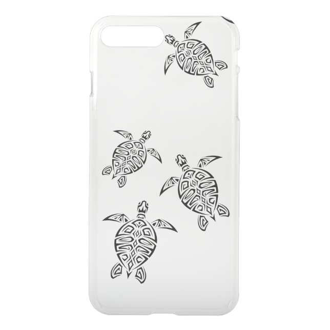 Turtles Tribal Tatoo Animal Uncommon iPhone Case (Back)
