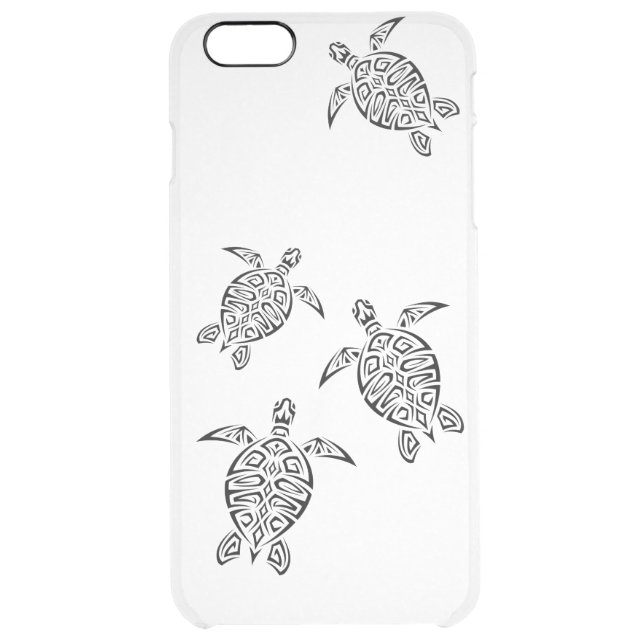 Turtles Tribal Tatoo Animal Uncommon iPhone Case (Back)