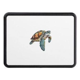 Turtles Underwater Design For Divers Hitch Cover