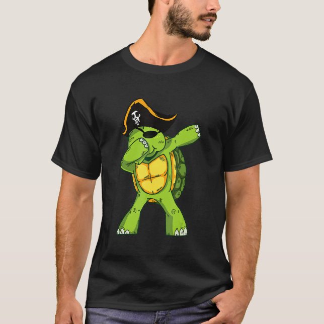 turtles with pirate hat T-Shirt (Front)