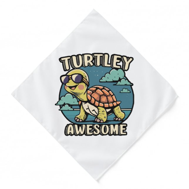 Turtley Awesome  Bandana (Front)
