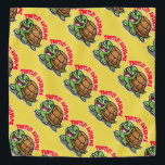 Turtley Awesome Bandana<br><div class="desc">Totally awesome turtle.</div>