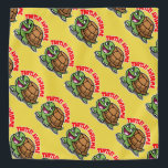 Turtley Awesome Bandana<br><div class="desc">Totally awesome turtle.</div>