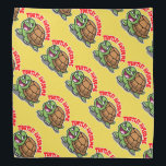 Turtley Awesome Bandana<br><div class="desc">Totally awesome turtle.</div>