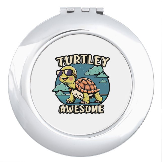 Turtley Awesome  Compact Mirror (Front)