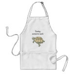 Turtley Awesome Cook! Turtle Apron. Adult Apron at Zazzle