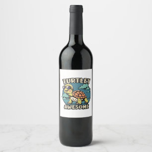 Turtley Awesome Wine Label