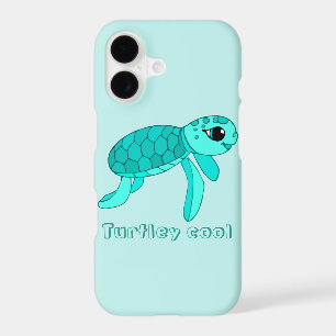 Turtley cool baby sea turtle iPhone case