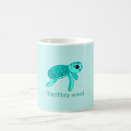 Turtley cool baby sea turtle mug
