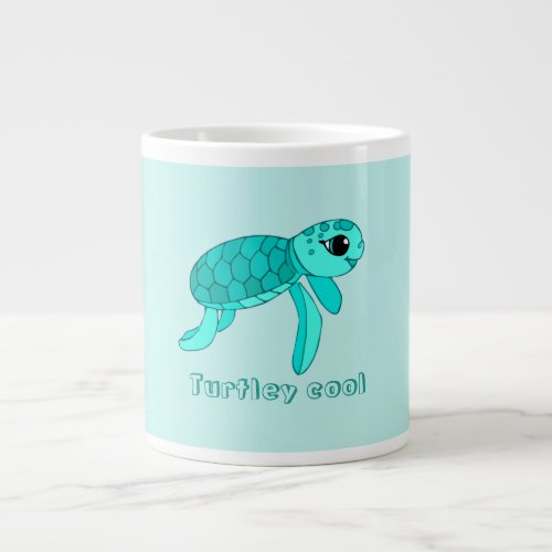 Turtley cool baby sea turtle mug