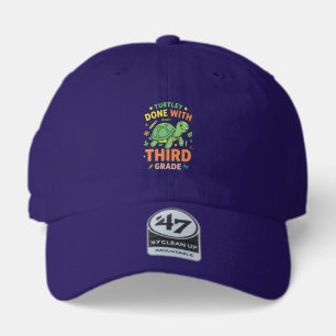 Turtley Done With Third Grade Turtle School Shirt_ 47 Brand Hat