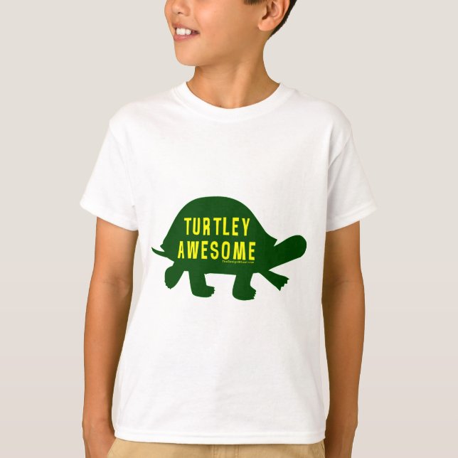 Turtley Totally Awesome T-Shirt (Front)