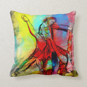 Tus Labios de Ruby - Your Ruby Lips Tango Throw Pillow
