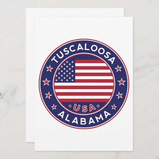 Tuscaloosa, Alabama (Front/Back)